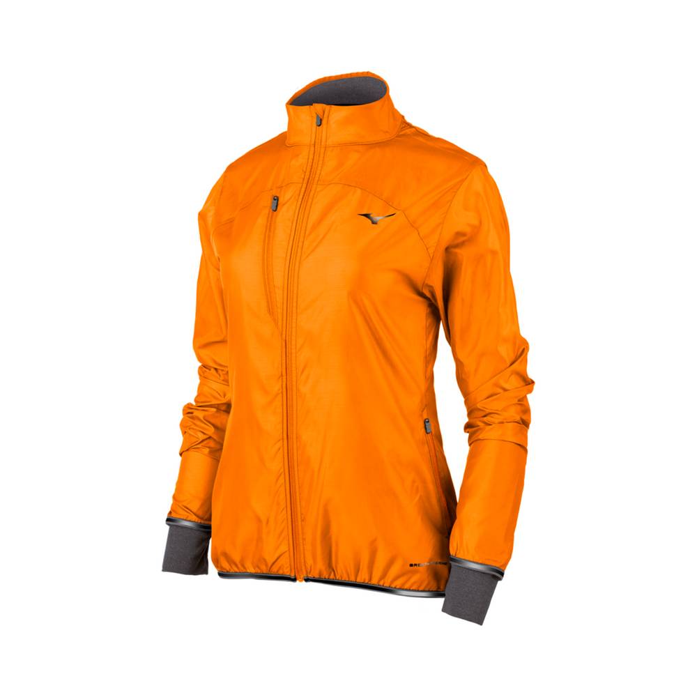 Damske Bundy Mizuno Breath Thermo® FZ Oranžové Vypredaj CLKT07695